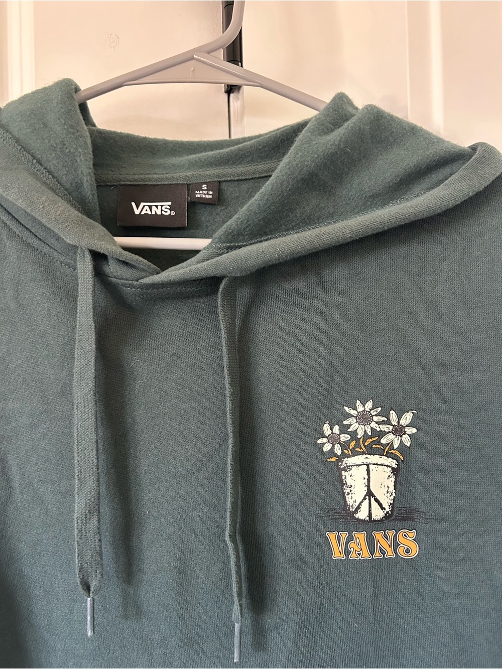 Vans Green Hooded Sweatshirt